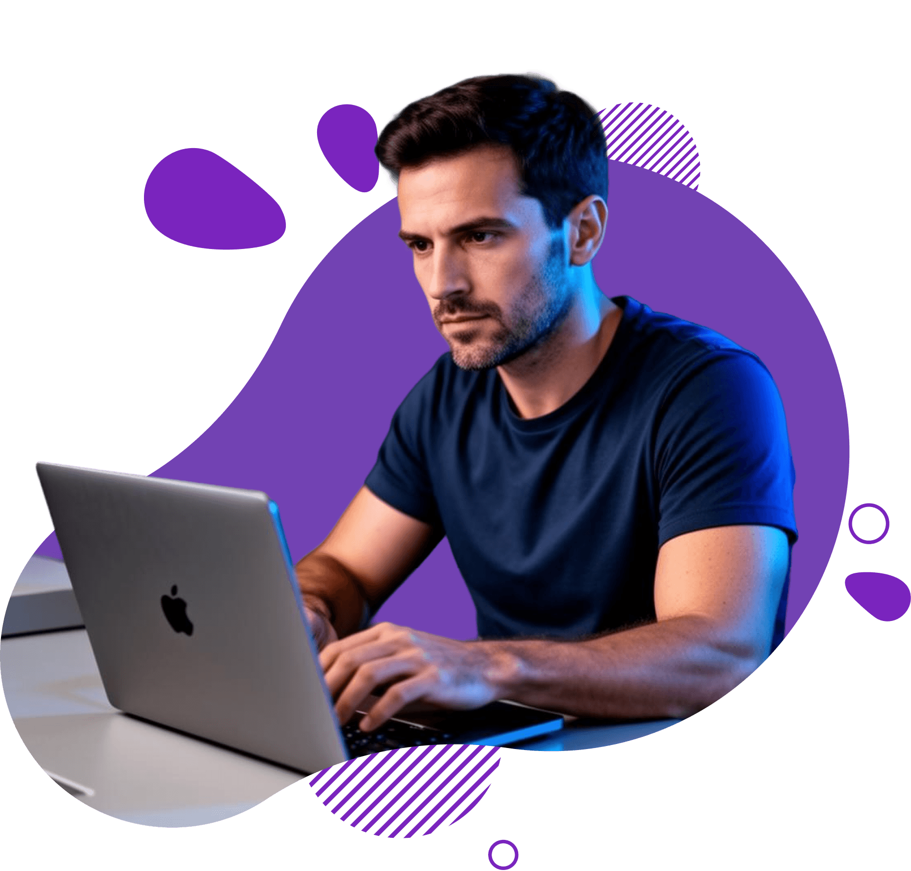 Engineer using a laptop during the agentic coding masterclass